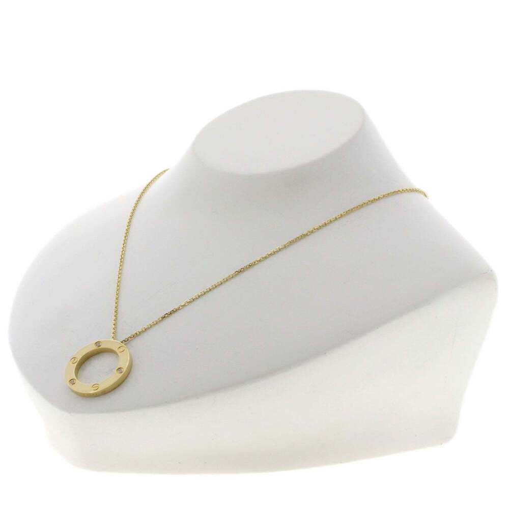 Cartier Love Circle Diamond Necklace in 18K Yellow Gold for Women - Picture 5 of 7